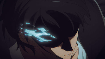 Solo Leveling | Jin-Woo Blue Fire Eye, Anime, Solo Leveling, Sung Jin-Woo HD wallpaper