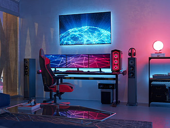 Multi-monitor setup, Windows and Mac compatibility, Productivity enhancement, Expanded workspace HD wallpaper