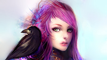 Pink Hair Anime Girl Artwork, pink, hair, artwork, anime-girl, artist, art HD wallpaper