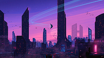Evening Rush In Scifi City , scifi, artist, artwork, digital-art, artstation HD wallpaper