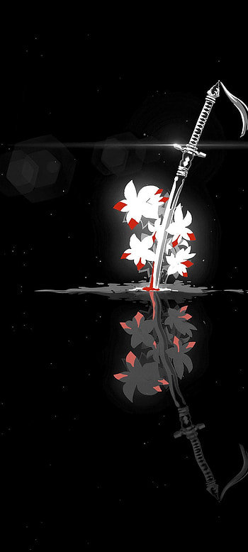 Katana Reflection - For Tech, Introspection HD phone wallpaper