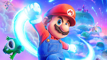 Super Mario Galaxy Movie — Cosmic Mario, The Super Mario Galaxy Movie HD wallpaper