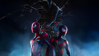 Marvels Spider Man 2 Artwork, miles-morales, marvels-spider-man-2, spiderman, superheroes, games, 2024-games, ps5-games, ps4-games, xbox-one-games, video-games HD wallpaper