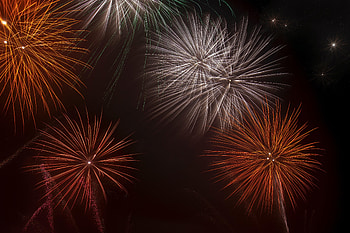 Holidays, Sky, Night, Sparks, Holiday, Fireworks, Firework HD wallpaper