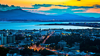 Cities, Sky, Night, View From Above HD wallpaper