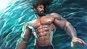 Aquaman Underwater New Art, aquaman, superheroes, artwork, digital-art, deviantart HD wallpaper