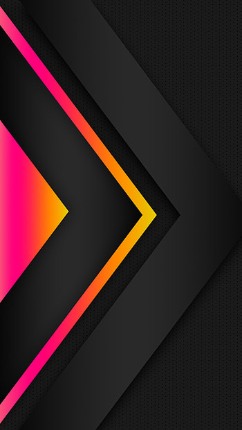 Triangle Abstract U, magenta, design, black, yellow, lines, 240x5760 HD phone wallpaper
