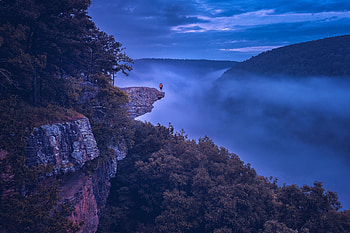 Whitaker Point, Arkansas mountains, Majestic views, Nature's tranquility HD wallpaper