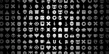 Dark, patterns, faces, stuffs HD wallpaper