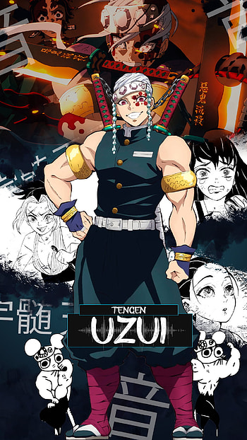 uzui, kimetsunoyaiba, anime HD phone wallpaper
