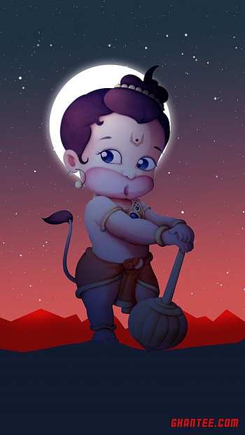 Lord hanuman for your mobile . Ghantee. Hanuman , Bal hanuman, Lord hanuman, Baby Hanuman HD phone wallpaper