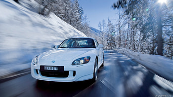 Transport, Auto, Winter, Honda HD wallpaper