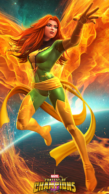Contest of Champions, Phoenix HD phone wallpaper