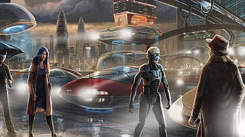 City, Sci Fi HD wallpaper