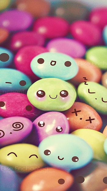 Cute, Colorful, Candies HD phone wallpaper