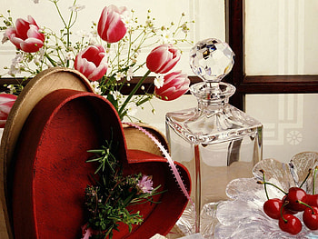 Flowers, Love, Tenderness, Decanter, Carafe HD wallpaper