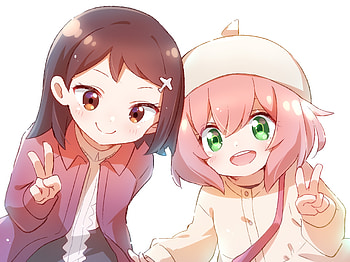 Becky & Anya, Anya Forger, Becky Blackbell, Anime, Spy x Family HD wallpaper