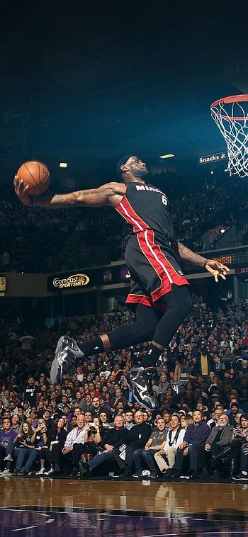 Miami Heat, LeBron James, NBA superstar, Heat legacy HD phone wallpaper