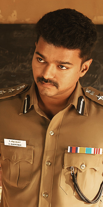 Thalapathy Vijay, eye, theri HD phone wallpaper