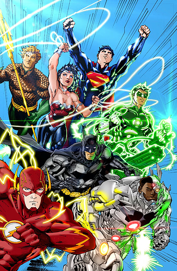 ArtStation DC Comics Justice League, Jim Lee artwork, Colored by me, Comic book illustration HD phone wallpaper