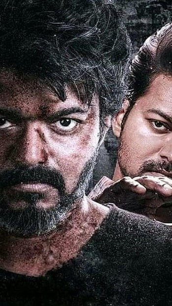 Beast Vijay, Black And White HD phone wallpaper
