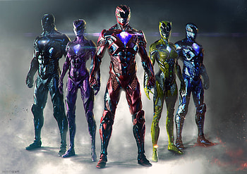 Power Rangers Artwork, power-rangers, artwork, artist, digital-art HD wallpaper