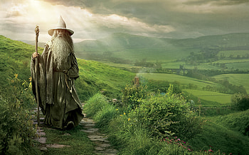 The Hobbit: An Unexpected Journey, Gandalf vs. Balrog HD wallpaper