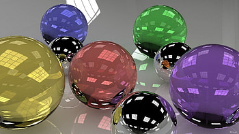 Multicolored, Motley, 3D, Glass, Balls, Dimensions (Edit), Dimension, Multitude, Lots Of HD wallpaper