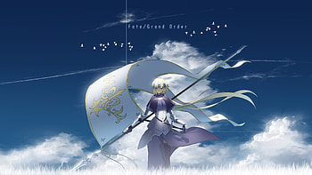 Fate apocrypha, jeanne d'Arc, ruler HD wallpaper