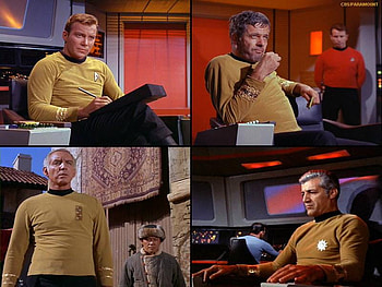 Starship Commanders, star trek, decker, tracey, wesley, kirk HD wallpaper