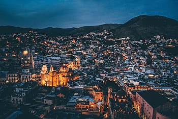 Cities, Building, View From Above, Night City HD wallpaper