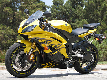 Yamaha-r6, fast, yellow HD wallpaper