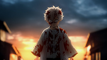 Sanemi Shinazugawa, Anime, Demon Slayer: Kimetsu no Yaiba HD wallpaper