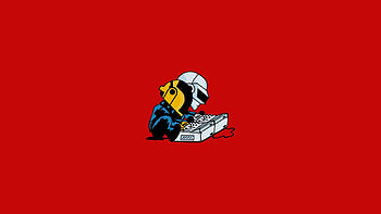 Daft Punk Minimalism, daft-punk, minimalism, music HD wallpaper