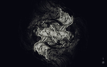 Abstract, Dark, Form, Shadow, Paper HD wallpaper