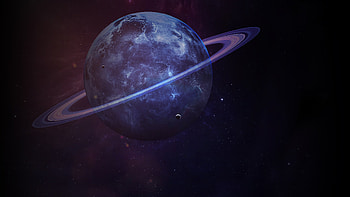 Saturn Planet Dark HD wallpaper