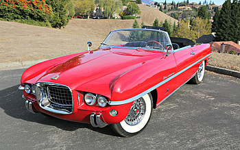 Dodge Firearrow IV Convertible, retro cars, 1954 cars, red cabriolet, american cars, Dodge HD wallpaper