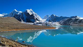 Lake, Himalayas HD wallpaper