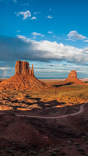 Monument Valley , Natural landmarks, Arizona's beauty, Tribal heritage HD phone wallpaper