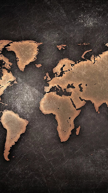African geography, Map-inspired , Ethereal landscapes, Vibrant continent HD phone wallpaper