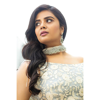 Sreemukhi, eye, head HD phone wallpaper