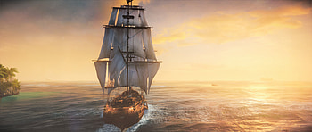 Jackdaw Ship, Caribbean 2021, Assassins Creed IV Black Flag HD wallpaper