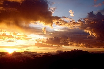 Air sky , Sunset colors height, , Nature HD wallpaper