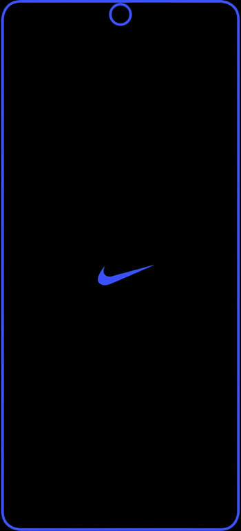 Nike Blue A52, Black HD phone wallpaper