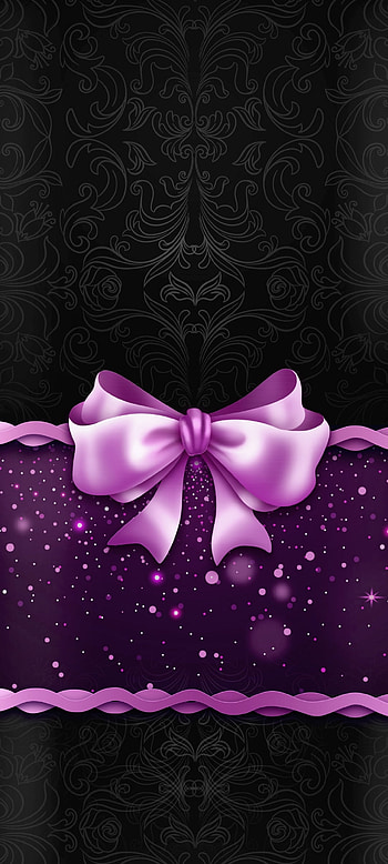 Purple Ribbon, magenta, pink, leather HD phone wallpaper