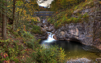 New Hampshire, Travels, River reflections, Serene trees HD wallpaper