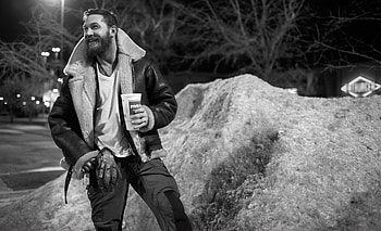 Tom Hardy, Monochrome , The Idle Man, Black and white HD wallpaper
