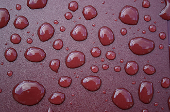 Drops, Macro, Surface, Large HD wallpaper