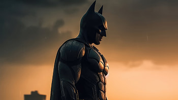 Batman In Gotham City, batman, superheroes, artwork, digital-art, artist HD wallpaper