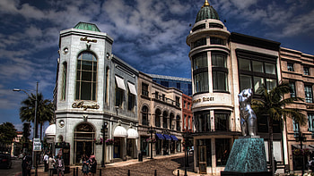 Beverly Hills, 43 Rodeo Drive HD wallpaper